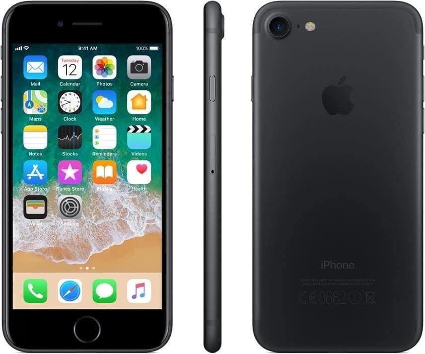 Apple IPhone 7 Black 256GB Unlocked Sim-Free Retina Mobile Phone Refurbished 12 Months Warranty