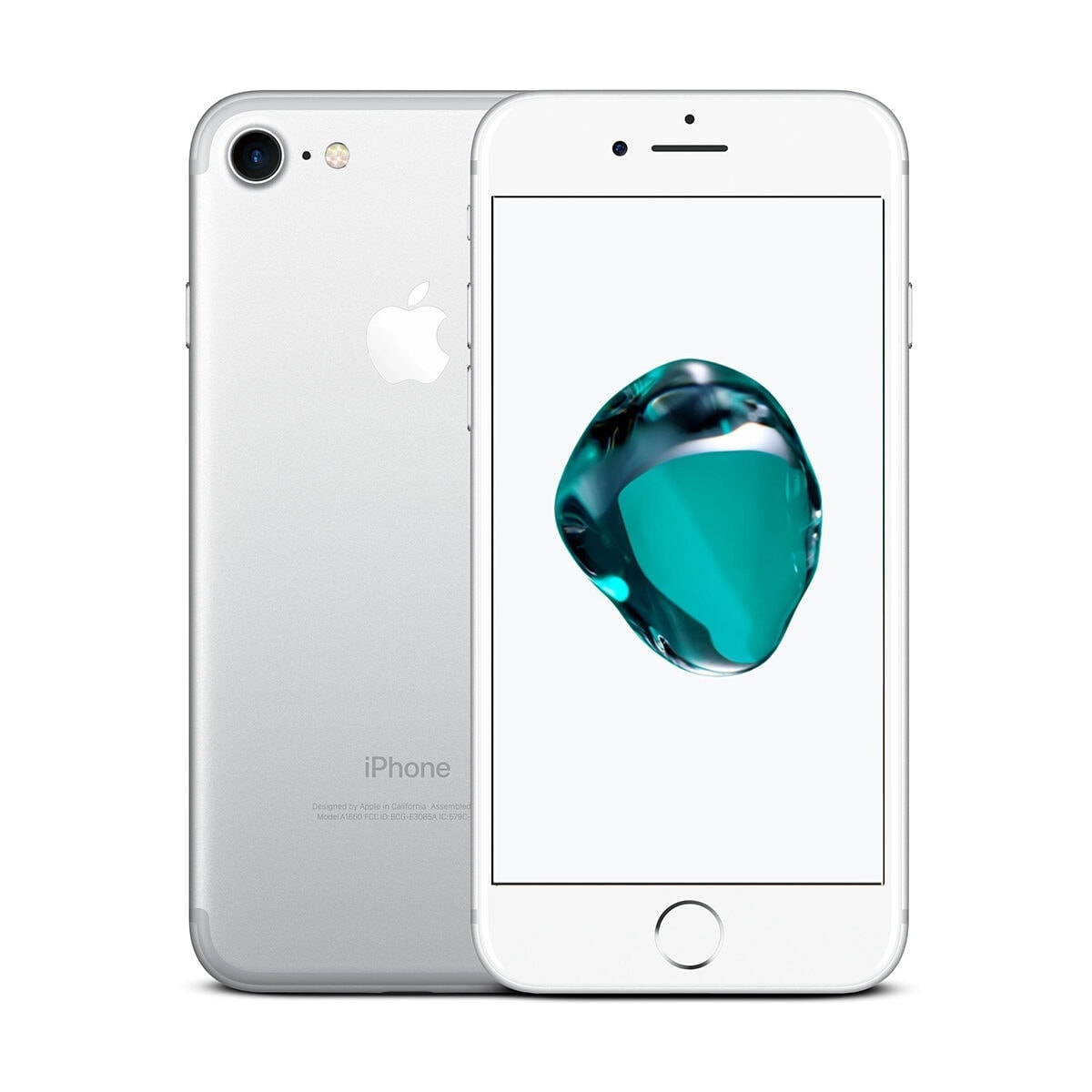 Apple IPhone 7 Silver 128GB Unlocked Sim-Free Retina Mobile Phone Refurbished 12 Months Warranty