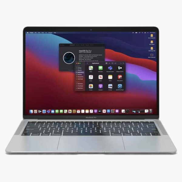 macbook air 2018 silver front