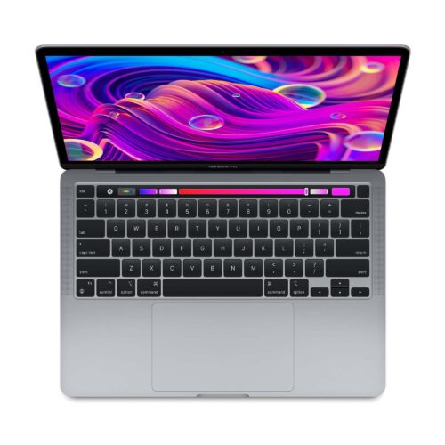 Macbook Pro M1 13.3″ (2020) Touch Bar 256GB SSD 8GB RAM Retina OS Ventura Grey Silver Apple Refurbished