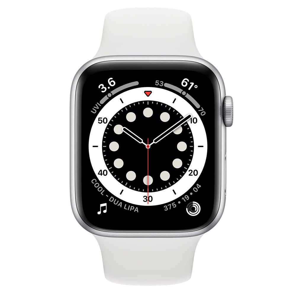 Apple Watch 6 Series Cellular 44mm Retina OLED Display 32GB Silver Sale