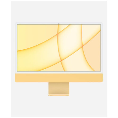 New Boxed IMac 24″ (2021) 4.5K True Tone Retina Apple M1 256GB SSD 8GB RAM Mac OS Ventura Yellow (Open Box)