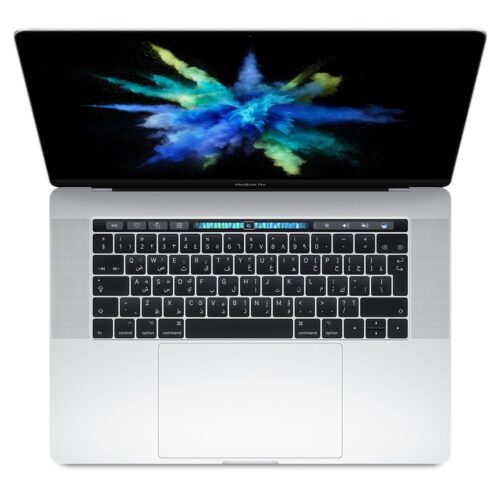 Apple Macbook Pro 15″ (2017) Touch Bar Retina 512GB SSD 16GB RAM Core i7 Quad-Core OS Ventura Silver