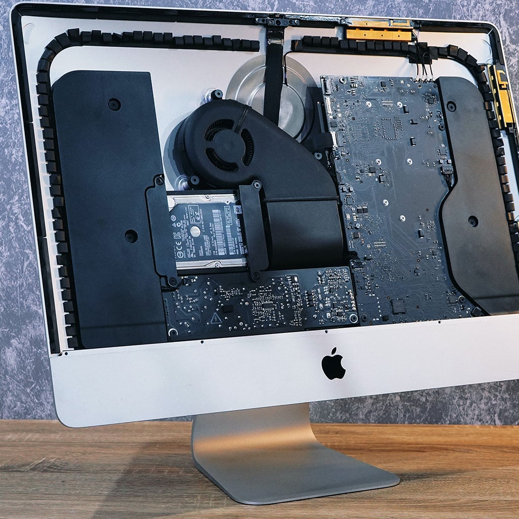 how to clean imac vents