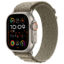 Apple Watch Ultra 2 GPS + Cellular 49mm Natural Titanium with Olive Alpine Loop
