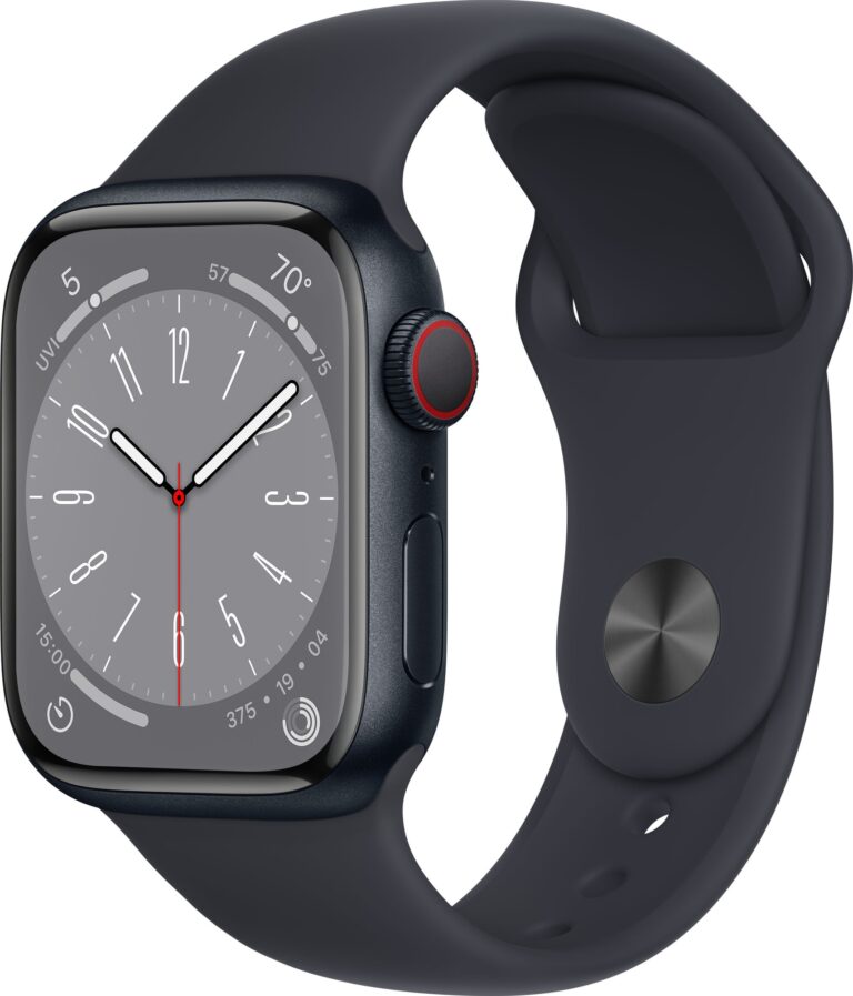 Apple Watch Series 8 GPS + Cellular 41mm Midnight Aluminium with Midnight Sport Band