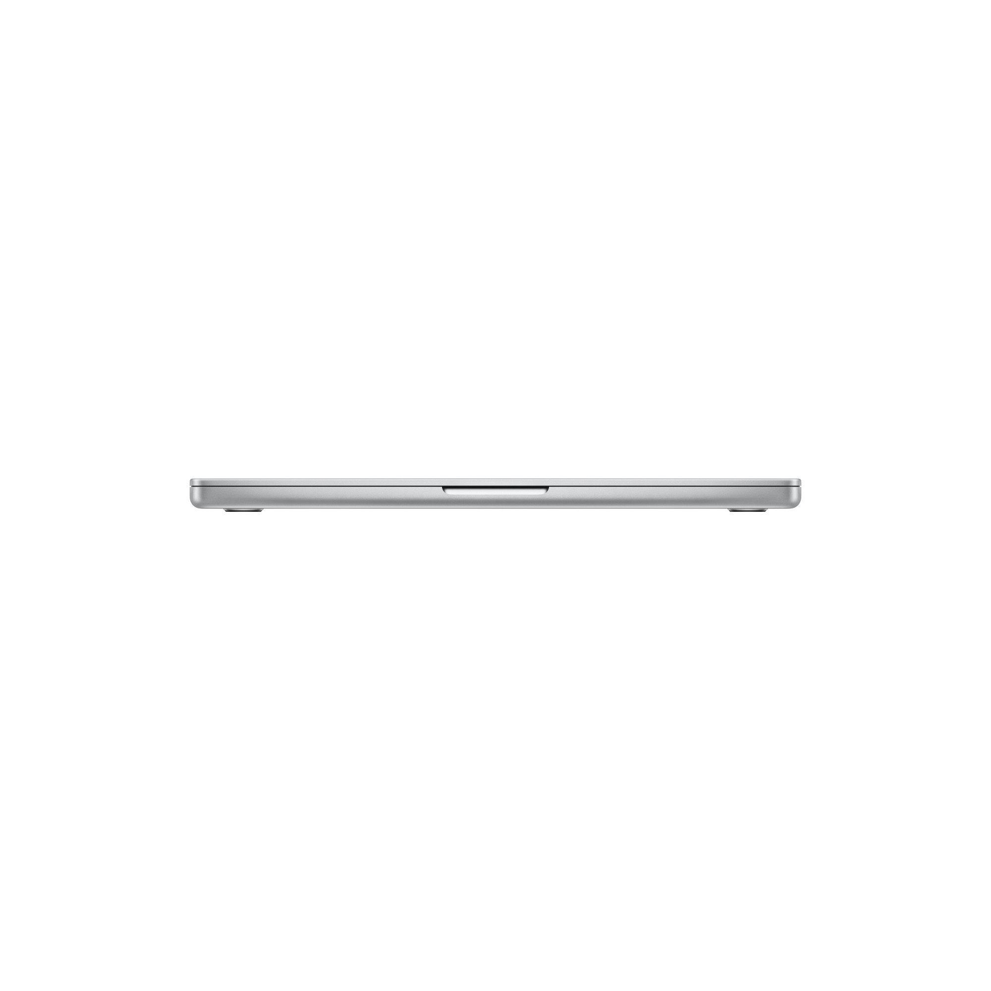 Silver MacBook Pro 14 inch with M3 chip, 2023
