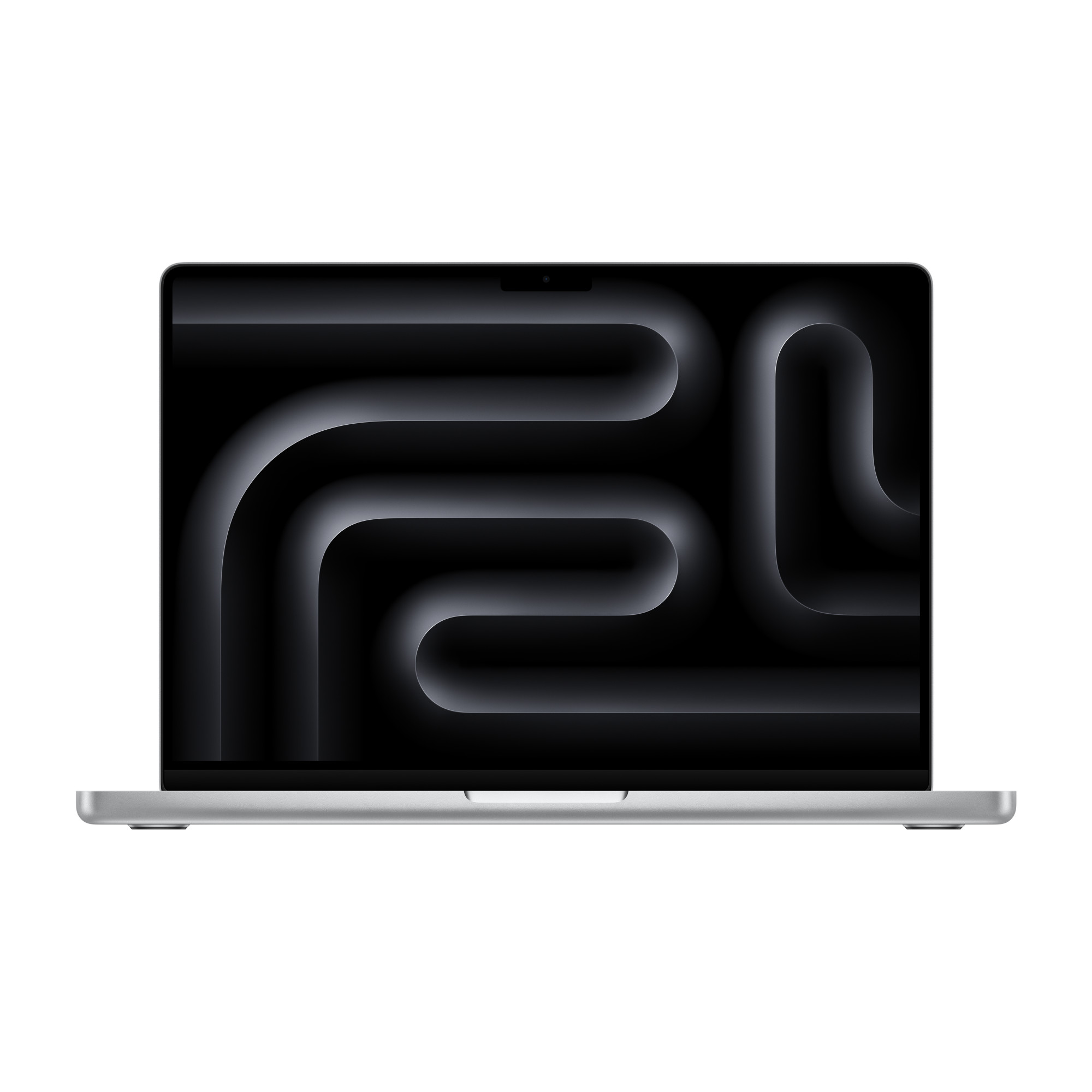 Silver MacBook Pro 14 inch with M3 chip, 2023