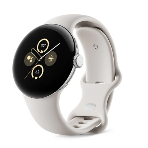 Google Pixel Watch 2 41mm Aluminum Silver Pl Band GPS