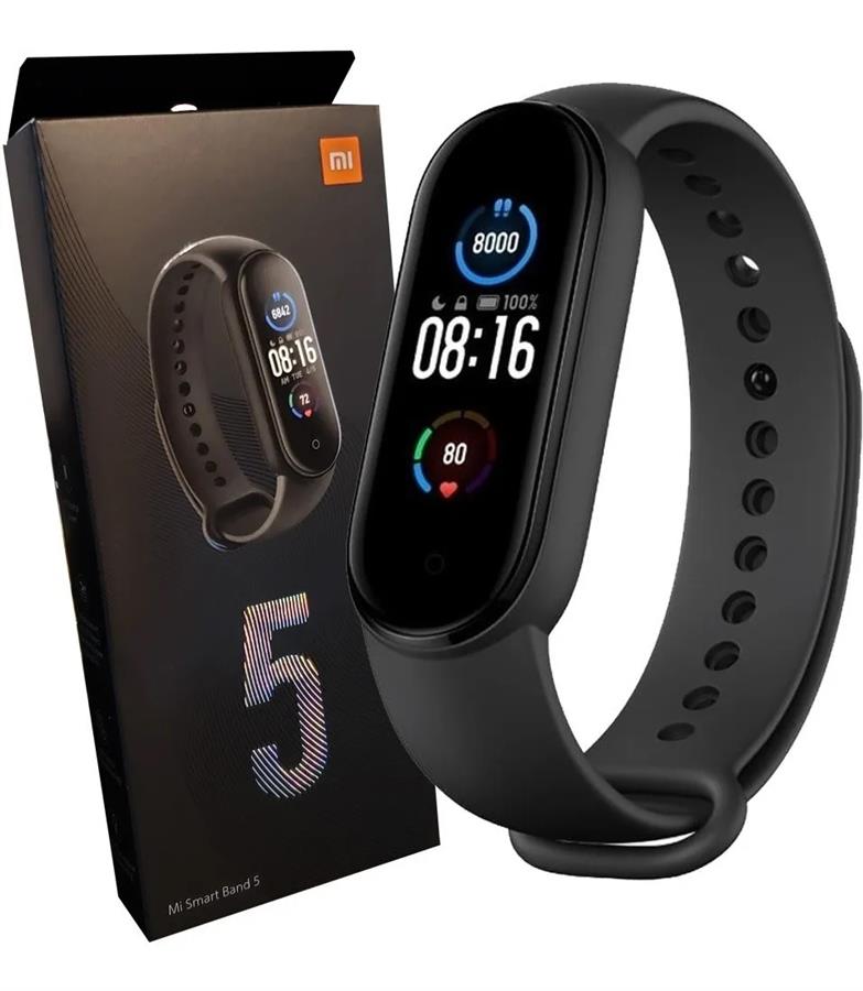 Xiaomi Mi Smart Band 5 Black Aluminum Black Band - Image 4