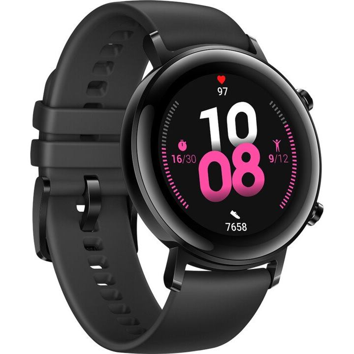 Huawei Watch GT2 GPS 42mm Aluminum Graphite Black Band - Image 4