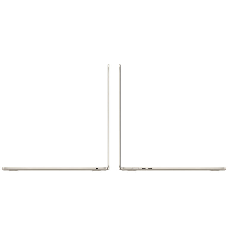 MacBook Air 15" 2024 M3 4.05 GHz 8-Core CPU 10-Core GPU 16GB RAM 256GB SSD Starlight, third product view