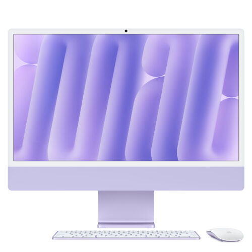 iMac 24″ 2021 Apple M1 3.2GHz 8 cores CPU 8 cores GPU 8GB 512GB SSD Purple