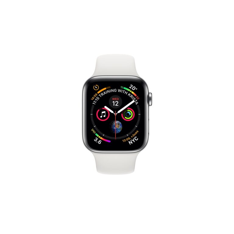 Apple Watch Series 4 (GPS+Cellular) 40mm Hermès Stainless Steel Silver White Sport band, third product view