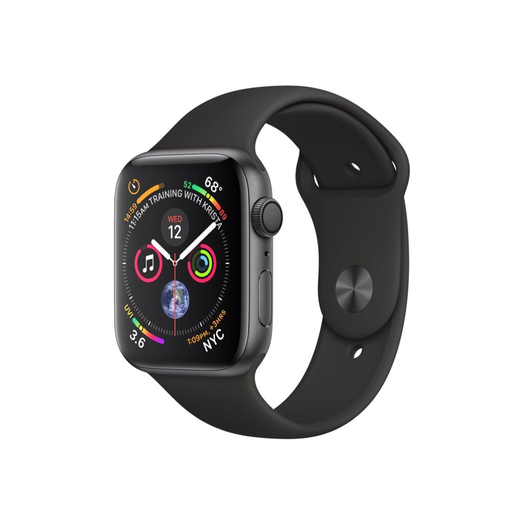 Apple Watch Series 4 (GPS) 44mm Aluminum Space Grey Black Sport band
