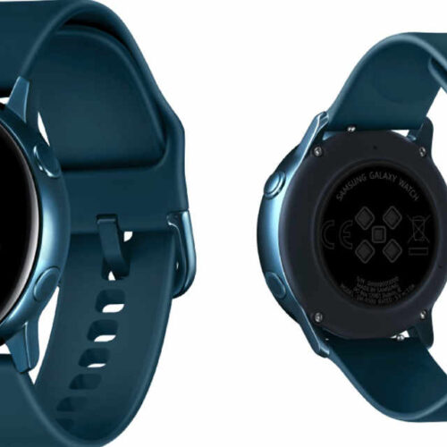 Samsung Galaxy Active 40mm Smartwatch Blue Aluminum Blue Band