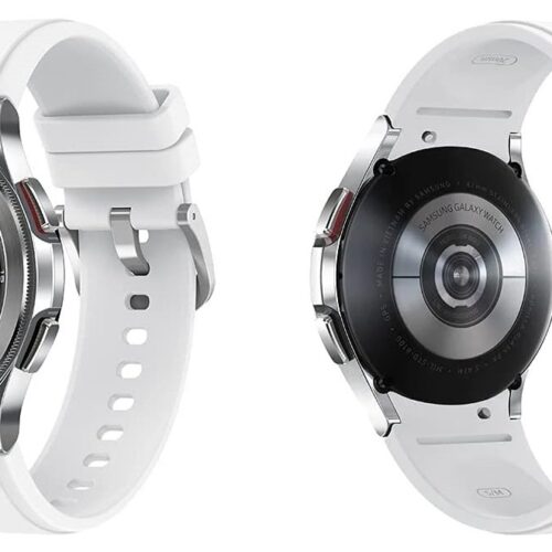 Samsung Galaxy Watch GPS Cellular 46mm Aluminum Silver White Band