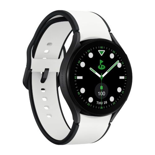 Samsung Galaxy Watch 5 GPS 44mm Golf Edition Aluminum Graphite with Golf edition White and Black Sport Band