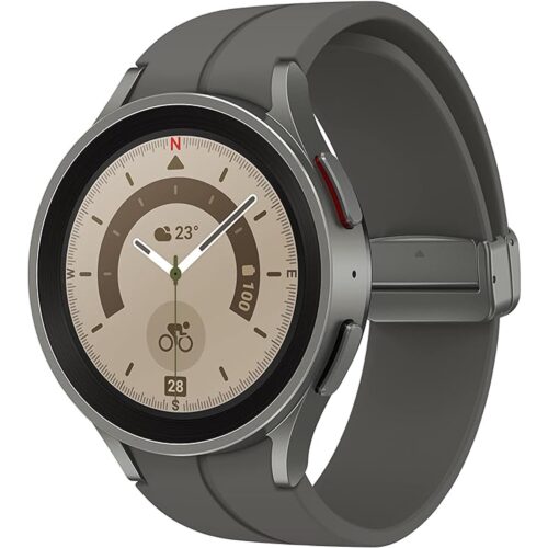 Samsung Galaxy Watch 5 Pro GPS + Cell 45mm Aluminum Silver with Grey Band