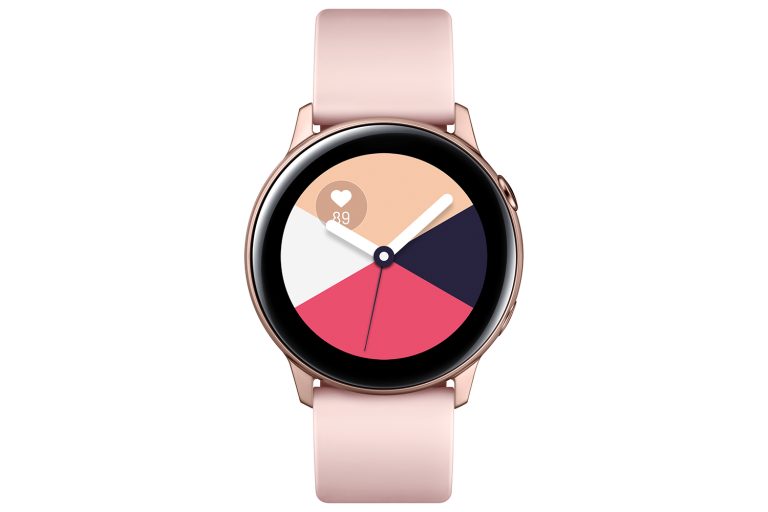 Samsung Galaxy Active  40mm Smartwatch gold Aluminum pink Band