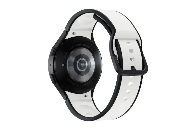 Samsung Galaxy Watch 5 GPS 44mm Golf Edition Aluminum Graphite with Golf edition White and Black Sport Band, third product view