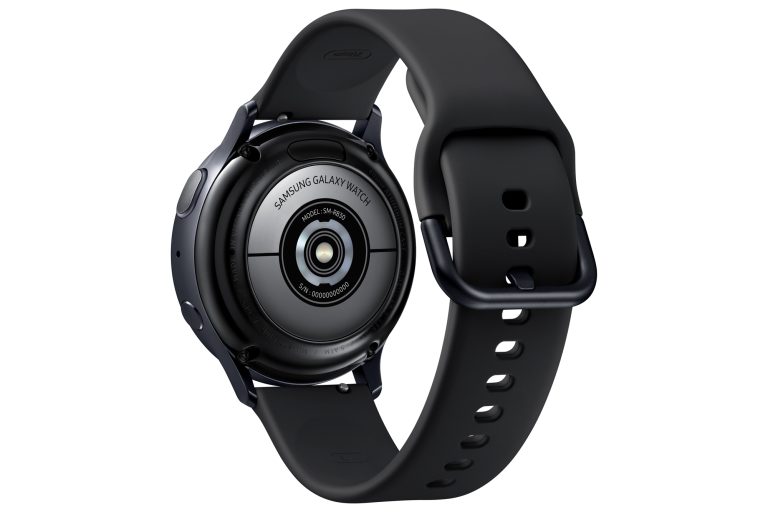 Samsung Galaxy Active 40mm Smartwatch Blue Aluminum Blue Band, third product view