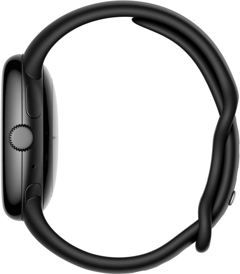 Google Pixel Watch 1 41mm Aluminium Black With Black Sport band (Wifi), third product view