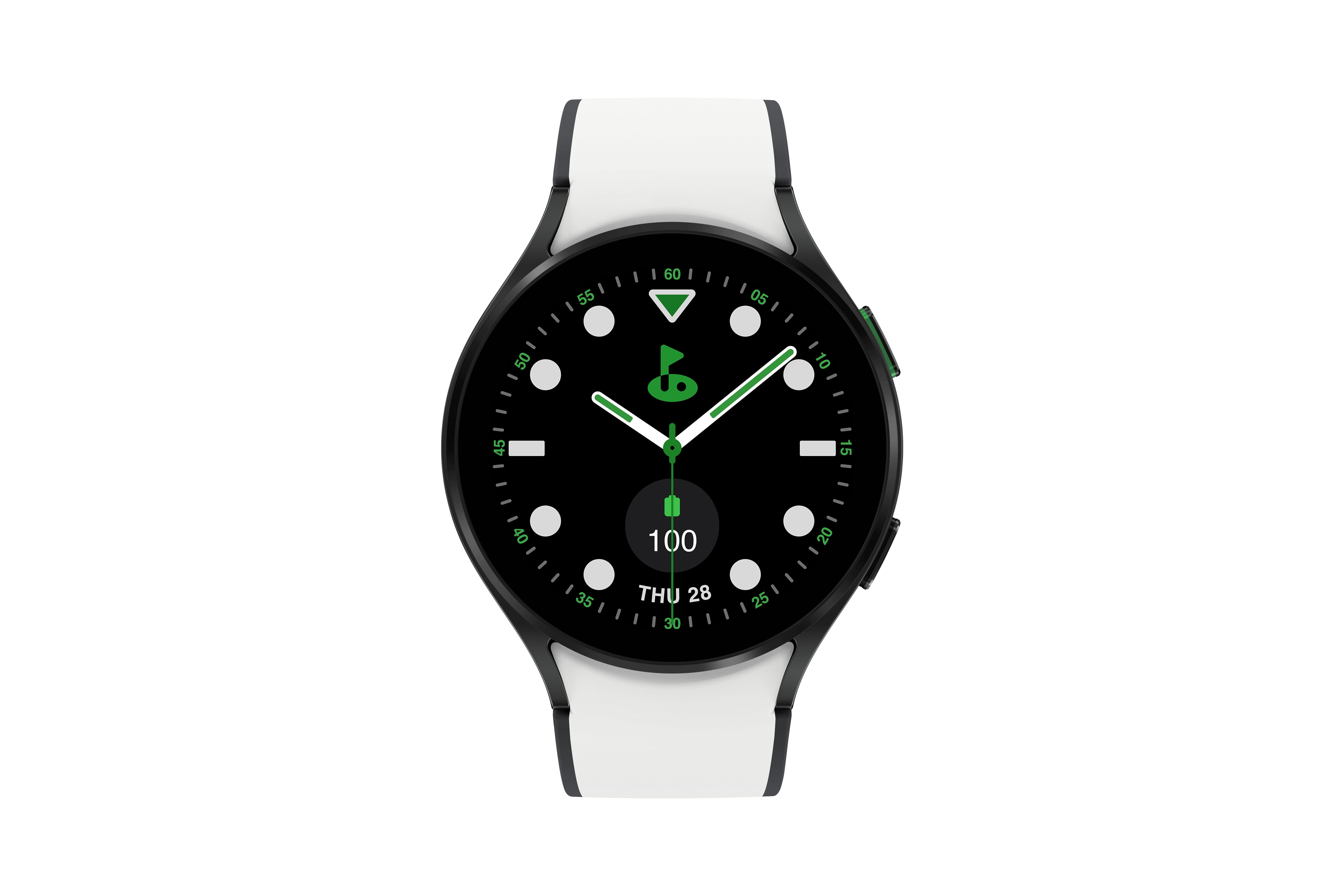 Samsung Galaxy Watch 5 GPS 44mm Golf Edition Aluminum Graphite with Golf edition White and Black Sport Band - Image 2
