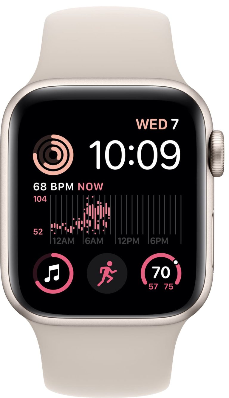 Apple Watch Series SE2 (GPS+Cellular) 40mm Aluminum Starlight Starlight Sport band, second product view
