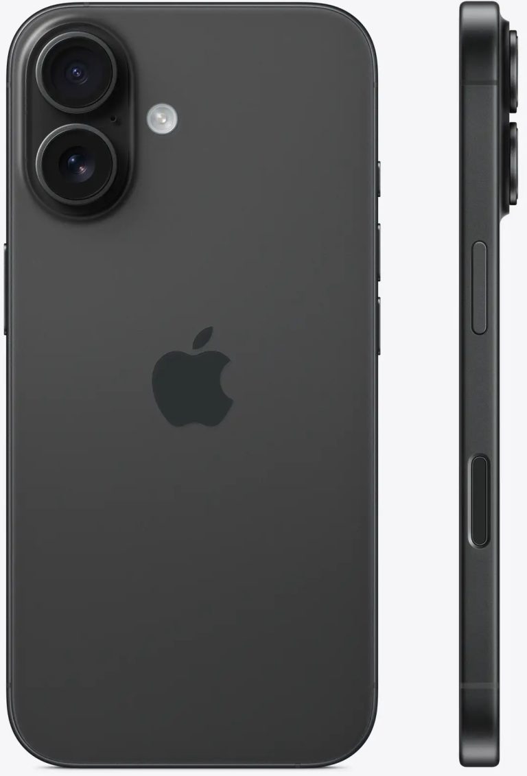 iPhone 16 128GB Black (Physical SIM + eSIM), second product view