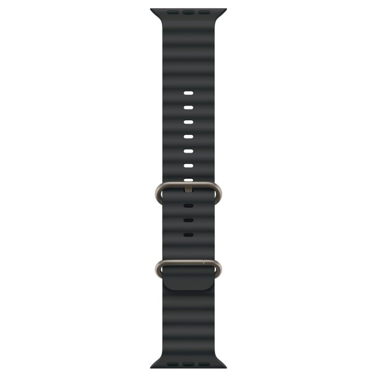Apple Watch Ultra 3 (GPS+Cellular) 49mm Titanium Black with Black Ocean Band, third product view