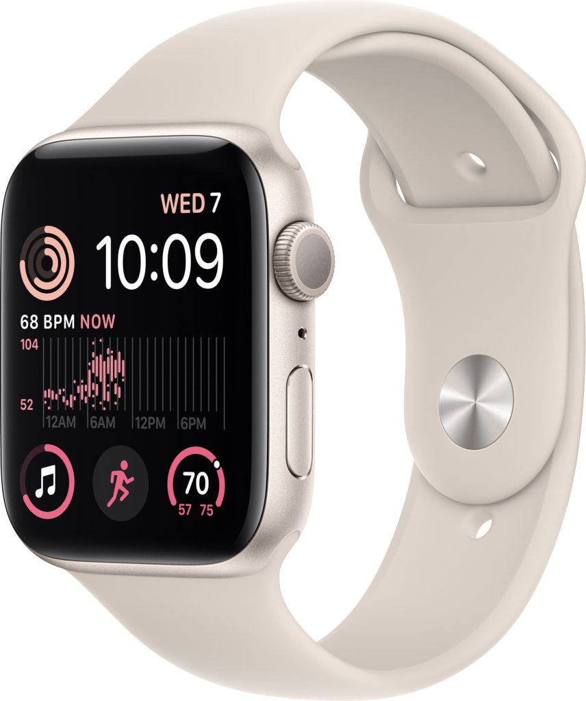 Apple Watch Series SE2 (GPS) 44mm Aluminum Starlight Starlight Sport band