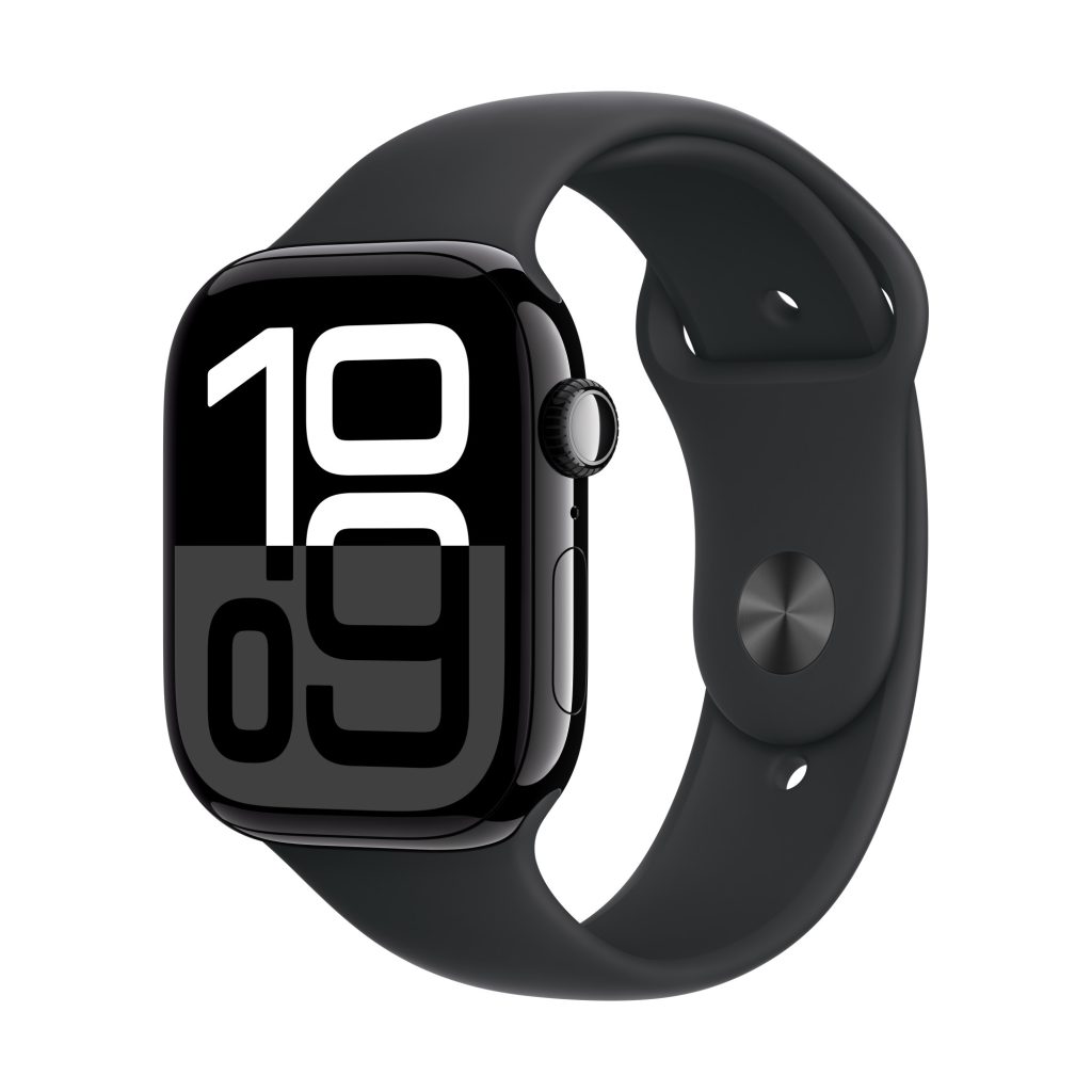 Apple Watch Series 10 (GPS) 46mm Aluminum Jet Black With Black Band