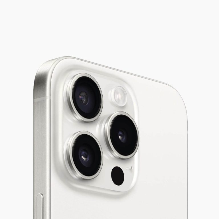 iPhone 15 Pro 128GB White Titanium (Dual physical SIM + eSIM), third product view