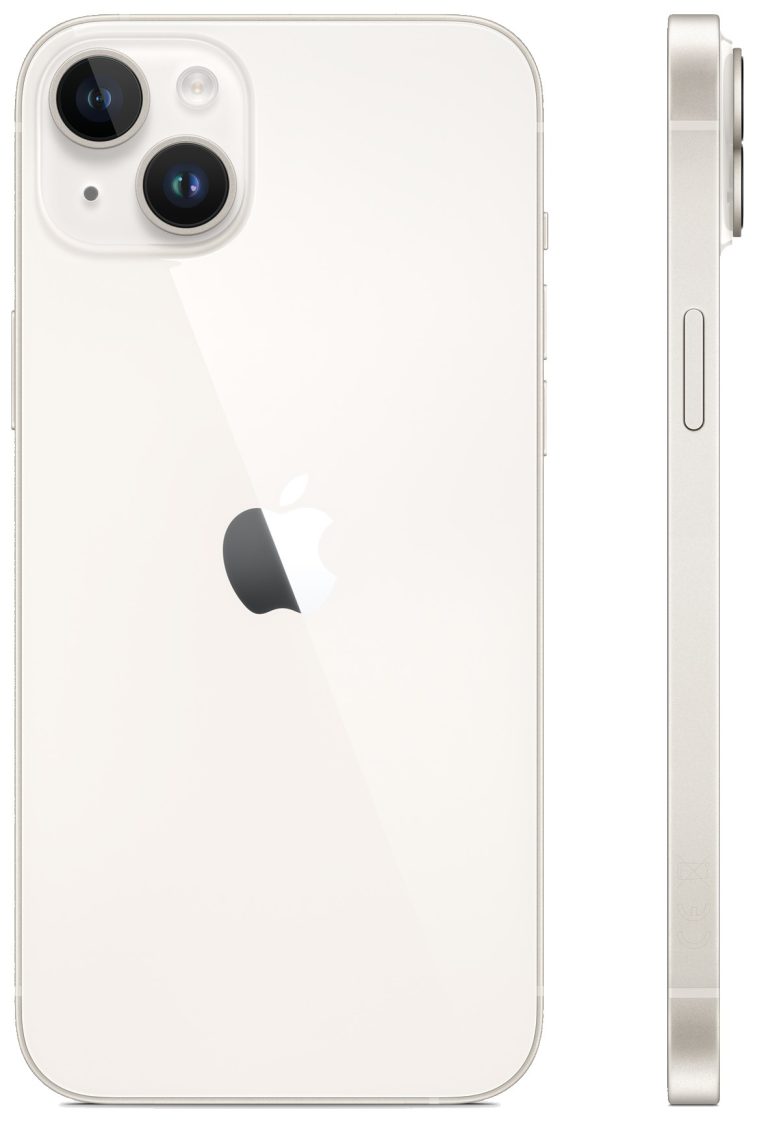 iPhone 14 Plus 256GB Starlight (Dual eSIM), second product view