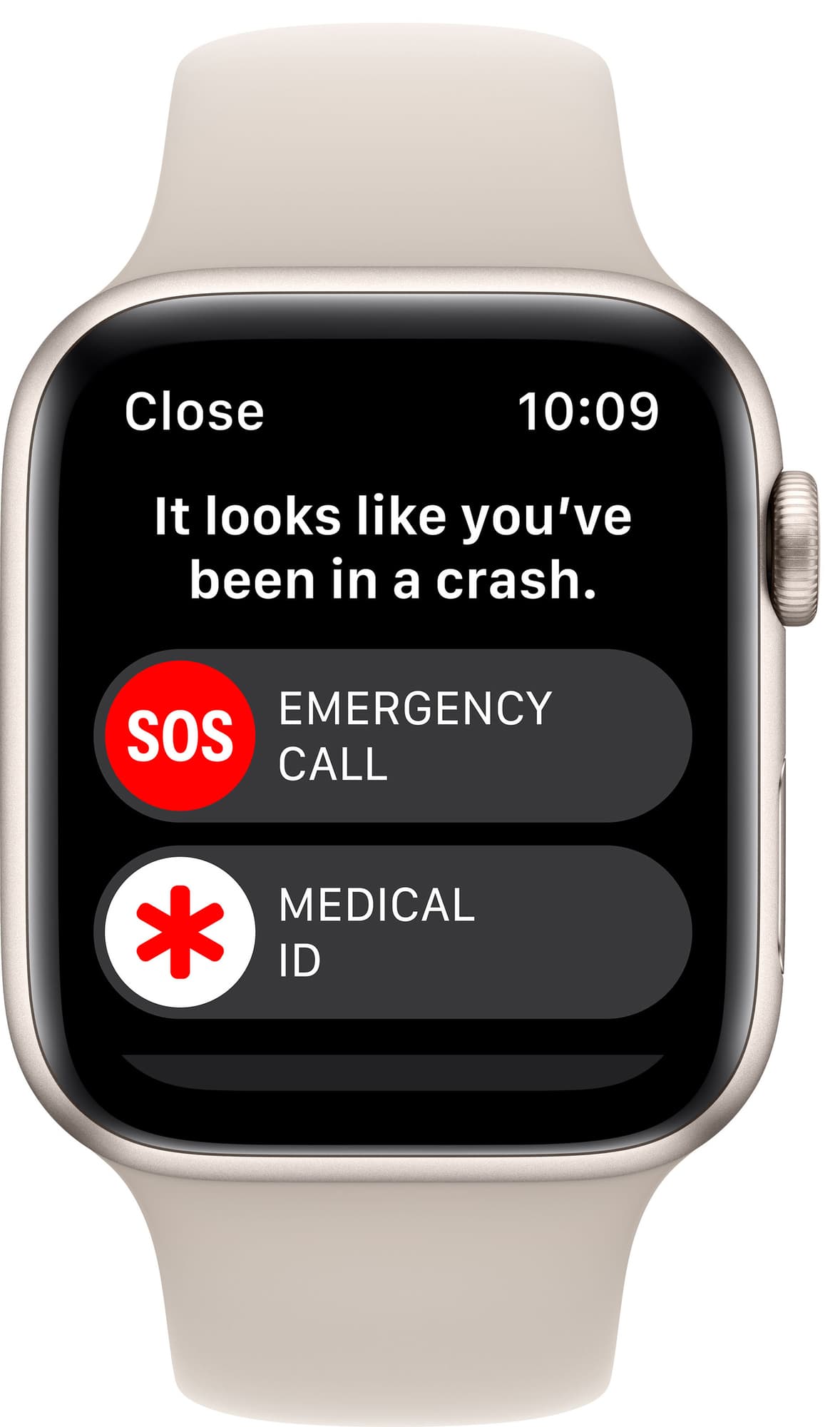 Apple Watch Series SE2 (GPS) 44mm Aluminum Starlight Starlight Sport band - Image 4