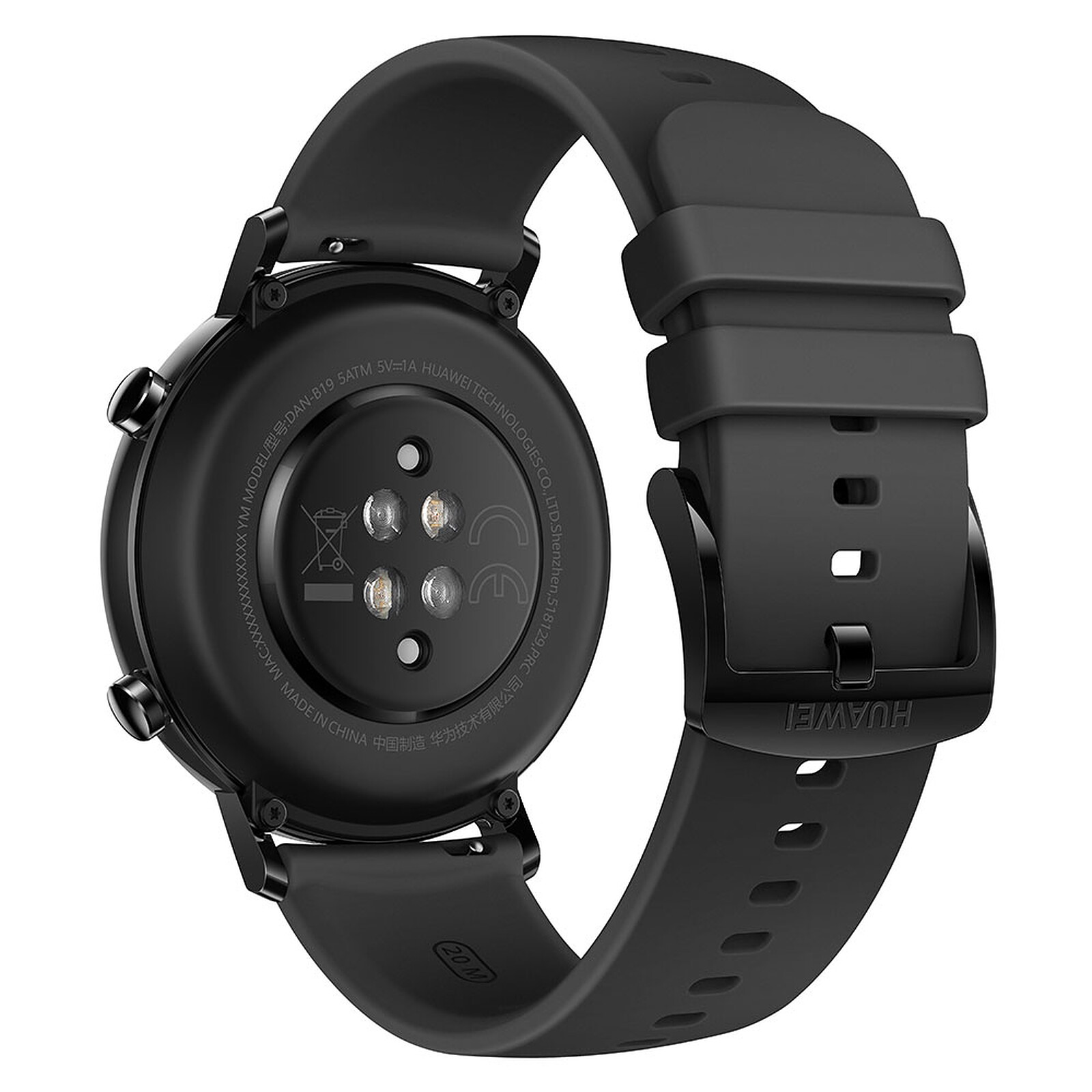 Huawei Watch GT2 GPS 42mm Aluminum Graphite Black Band - Image 4