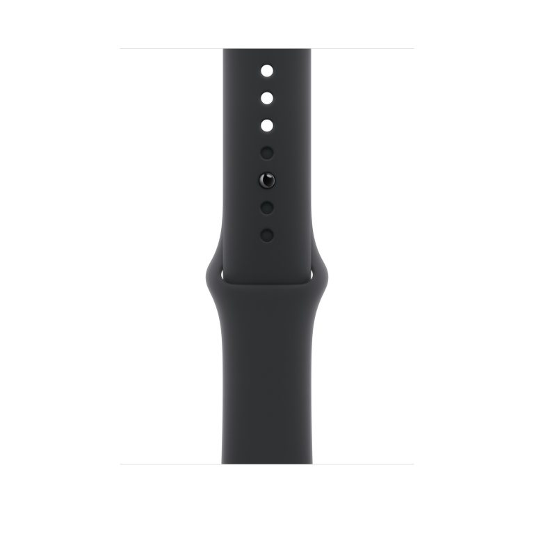 Apple Watch Series 10 (GPS) 46mm Aluminum Jet Black With Black Band, third product view