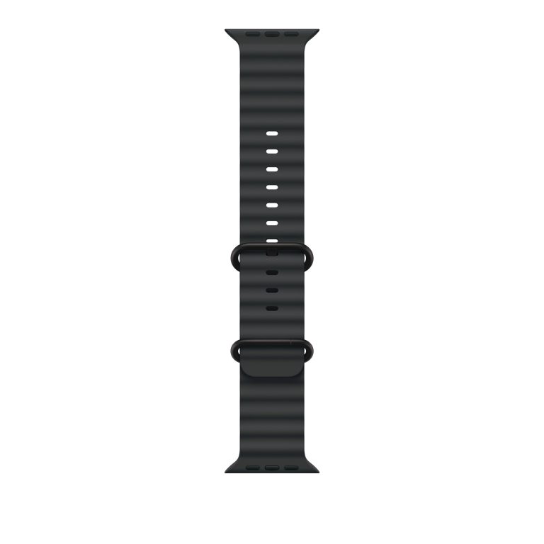 Apple Watch Ultra 2 (GPS+Cellular) 49mm Titanium Black with Black Ocean Band, third product view