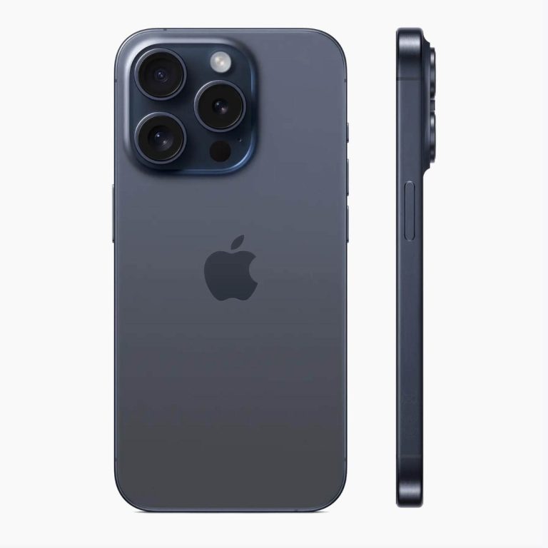 iPhone 15 Pro 256GB Blue Titanium (Dual physical SIM + eSIM), second product view