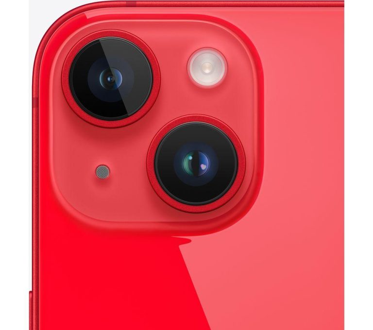 iPhone 14 Plus 256GB (PRODUCT)Red (Dual physical SIM + eSIM), third product view