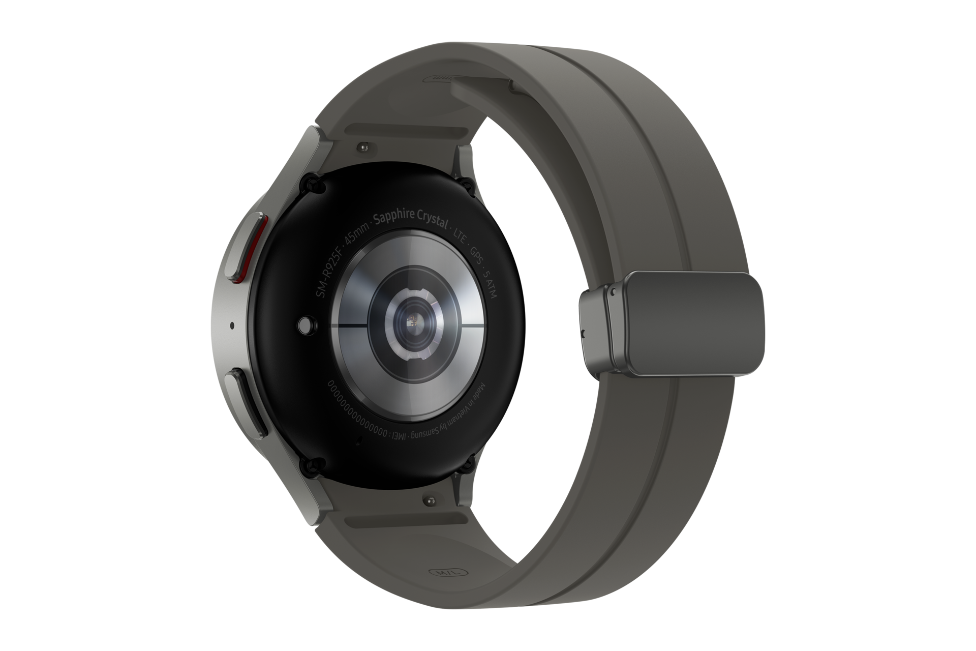 Samsung Galaxy Watch 5 Pro GPS + Cell 45mm Aluminum Silver with Grey Band - Image 3