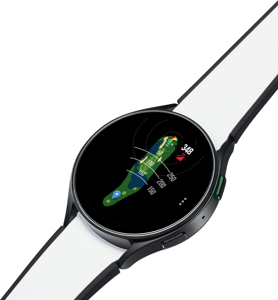 Samsung Galaxy Watch 5 GPS 44mm Golf Edition Aluminum Graphite with Golf edition White and Black Sport Band - Image 4