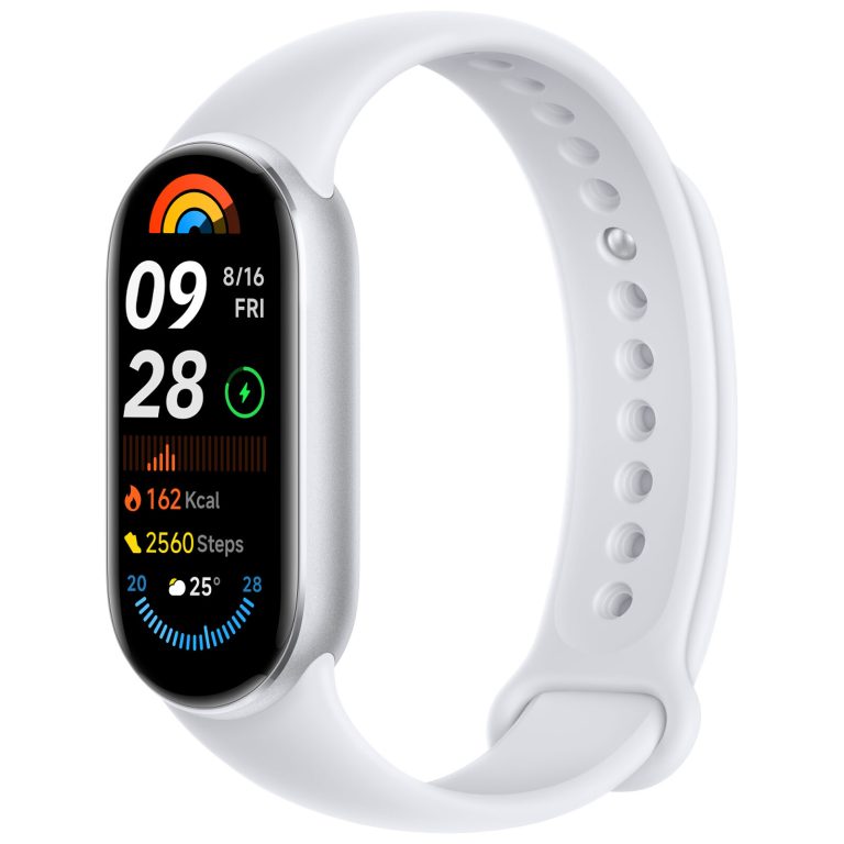 Xiaomi Mi smart watch 9 silver Aluminum white Band
