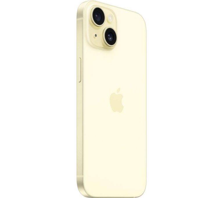 iPhone 15 512GB Yellow (Dual physical SIM + eSIM), third product view