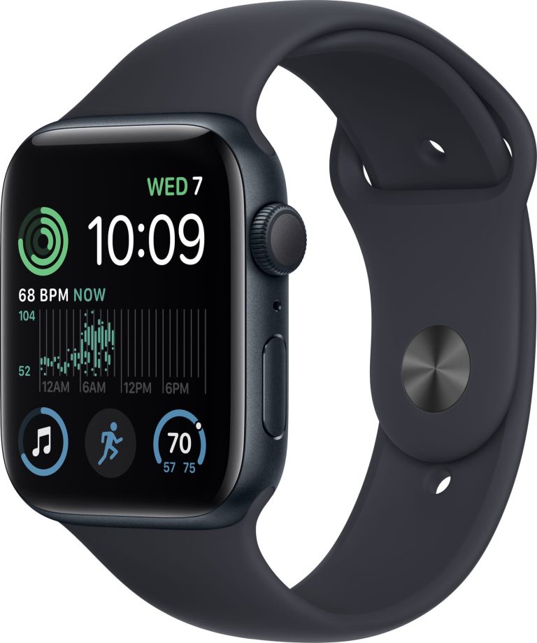 Apple Watch Series SE2 (GPS) 44mm Aluminum Midnight Midnight Sport band