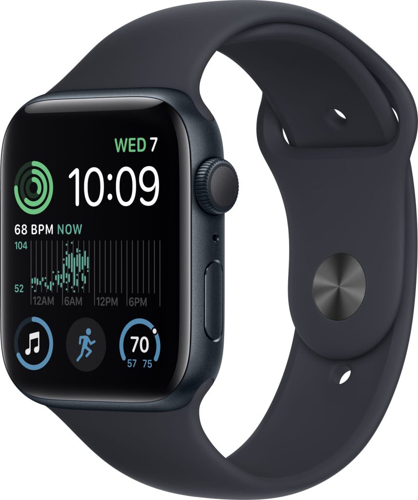 Apple Watch Series SE2 (GPS) 44mm Aluminum Midnight Midnight Sport band