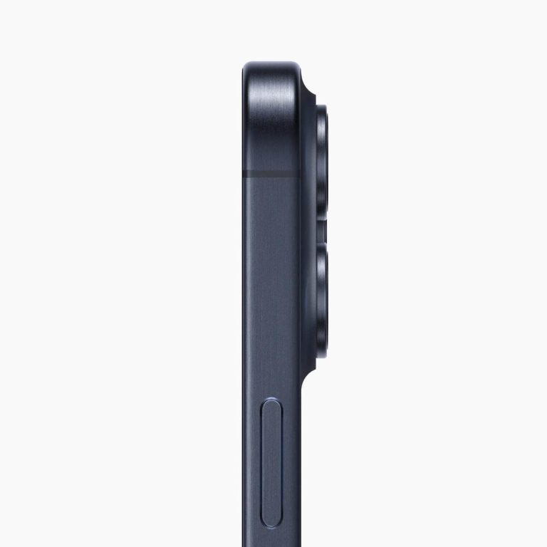 iPhone 15 Pro 256GB Blue Titanium (Dual physical SIM + eSIM), third product view