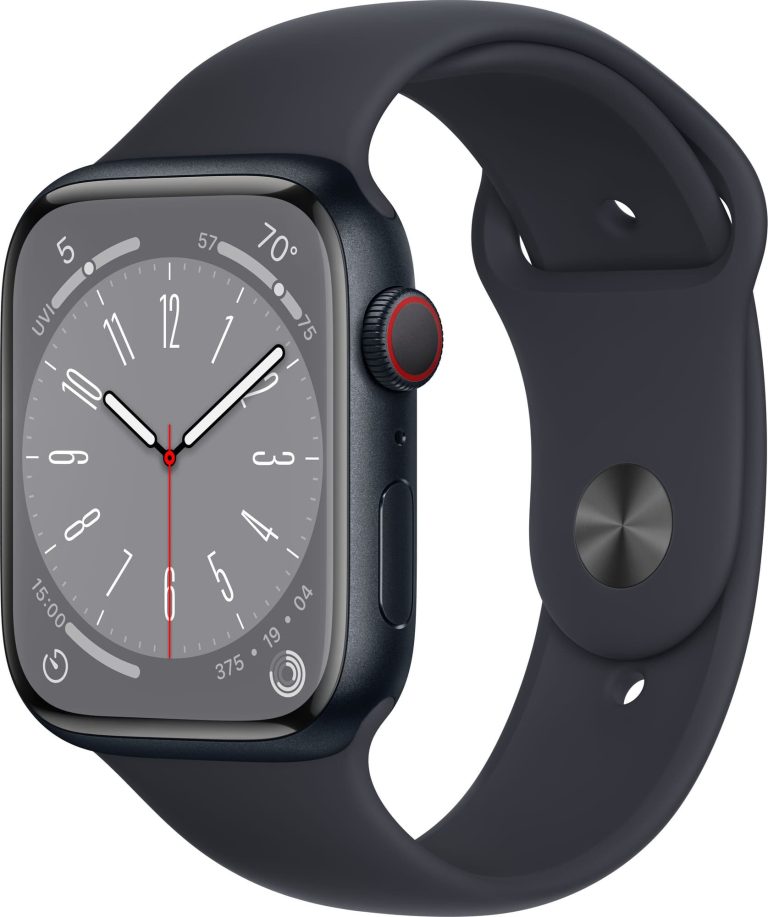 Apple Watch Series 8 (GPS+Cellular) 45mm Aluminum Midnight Midnight Sport band