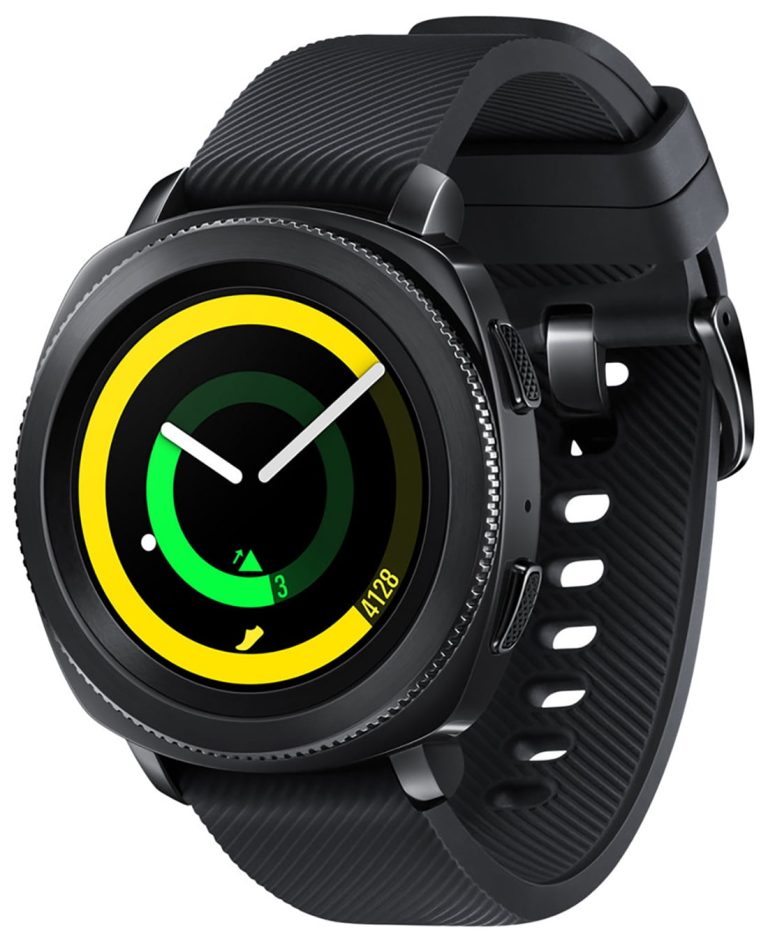 Samsung Gear sport watch Aluminum Black With Black Sport band Wi-Fi